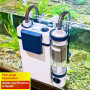 SUNSUN new fish tank filter YBF-500 oxygen filtration integrated machine water purification pump wall-mounted fish toilet