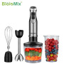 BioloMix 4 in 1 High Power 1200W Immersion Hand Stick Blender Mixer Includes Chopper and Smoothie Cup Stainless Steel Ice Blades - AliExpress 6