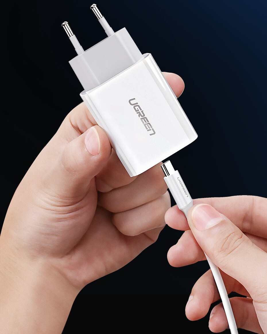 Cargador de teléfono tipo C de carga rápida